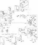Part Location Diagram of 691229 Briggs and Stratton Bracket- Electromagnetic